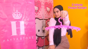 Hanger Gantungan Baju Central 8 Lubang Plastik Original