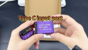 PALO LPE17 LP E17 LP-E17 Kamera Baterai dengan USB Type-C Antarmuka Pengisian daya cepat untuk Canon EOS RP 200D 250D M3 M5