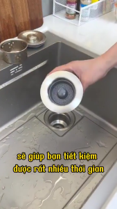 Bộ Lọc Rác Bồn Rửa Bát Nhựa ABS Mạ InoxNút Chặn Thoát NướcKhay Giỏ Lọc 3 In 1 Ngăn Mùi Hôi Thức Ăn Thừa Bồn Rửa Nhà Bếp