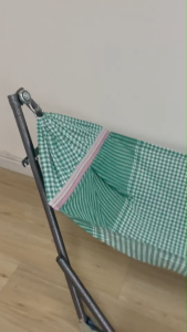 เปลเด็ก ไซส์M ครบชุด เปลไม่มีมุ้ง ผ้าฝ้าย100% สำหรับเด็ก นอนสบาย กลางขนาด เปลไกว เปลนอนเด็กอ่อน แบบเปลเด็ก ขนาดกลาง 10x10cm สำหรับการเสริมสร้างเนื้อเยื่อ