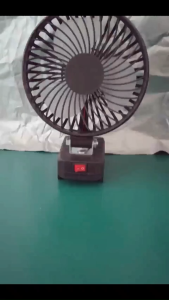 พัดลมไร้สายพกพาสปินนิ่งมัลติฟังก์ชัน 12 มม. พร้อมชาร์จแบตเตอรี่