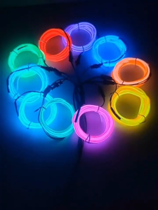 5 Meter Glow EL Wire Cable LED Neon Dance Party DIY Costumes Clothing Luminous Car Light Decoration Clothes Ball Rave