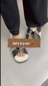 Sandal Wanita Model Silang Dewasa Kekinian / Slop Jelly Import Motif Bunga Nyaman Murah 328-L