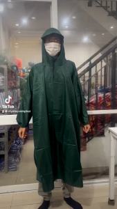 Áo Mưa Cánh Dơi Xẻ Tà Đi Xe Máy chống thấm nước cao cấp có đủ màu cho khách lựa