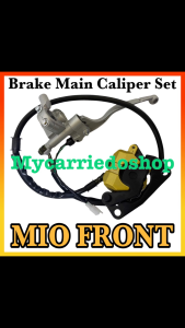 Motorcycle Front Brake Main Caliper Assembly Set For Yamaha MIO Black / Silver