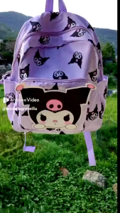 Sanrio School Bag Kuromibag Cinnamoroll Travel Backpack Cute Campus Style Kindergarten Backpack Gift