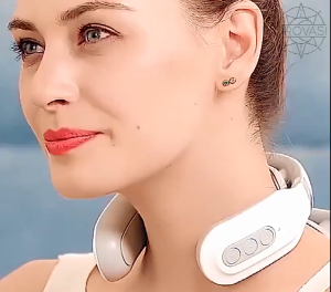 【in stock】XIAOMI Wireless Smart Neck Massager EMS Wireless Sakit Leher Bahu Cervical Spine Pain Stress Relief Tool Infrared Heat Vibration  4 Heads TENS+ EMS