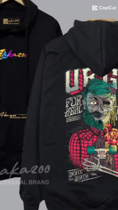 AKAZOO HOODIE PRIA DISTRO KOREAN STYLE KEKINIAN 2024 SABLON DEPAN BLAKANG