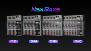 [COD] NewBaxs  CT60S/CT80S/CT120S มิกเซอร์ 6/8/12 ช่อง เอฟเฟคเตอร์ ในตัว ก้องกังวาน รองรับบลูทูธ/USB/MP3