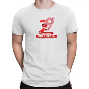 Kaos 17 Agustus Dirgahayu 79th/Baju kaos 17 Agustus/Kaos distro/Kaos oblong lengan pendek/Kaos pria/Real pict BISA COD