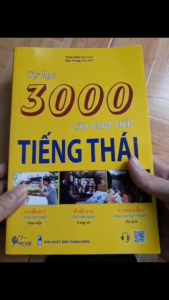 Sách - Tự học 3000 câu giao tiếp tiếng Thái (sách in trắng đen)