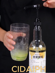 700/1000ML Bottle Pump Torani Syrup Liquid Dispenser Press Pump Head Pressure Syrup Pump Cover