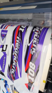 สติ๊กเกอร์แต่งซิ่ง สติ๊กเกอร์ซิ่ง wave125i วิบากบังลม **เปลี่ยนเบอร์ทักแชท