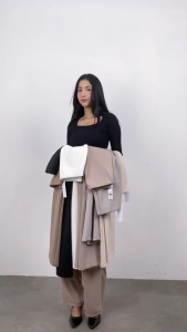 Flare Pants Highwaist Celana Kulot Cutbray Bahan Scuba Premium BB 40-75 Kg