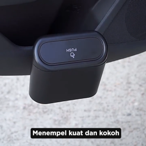 Inaso Tempat Sampah Mobil Kreatif Aksesoris Mobil Tempat Sampah Serbaguna yang Dapat Digantung Kotak Penyimpanan Multifungsi HSB818