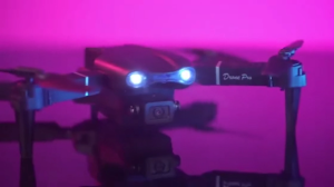 Drone E99Pro Lipat 4K HD Dual Camera dengan Kontrol Gesture dan Video Real Time - Warna Hitam