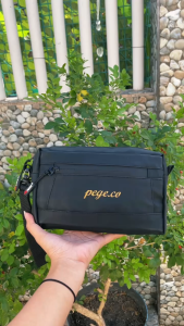 Tas Selempang Bahu Pria Anti Air PEGE Jaire Slempang 2in1 Slingbag Pouch Simpel Kasual Trendy - PG 8999