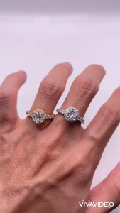 Nhẫn titan không phai không rỉ sét màu vàng và trắng mã 33 Nhẫn titan nữ bền màu trangsucmoiluatuoi.RIN