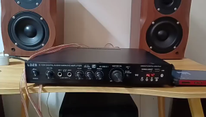 Zhengyin AV-369BT เพาเวอร์แอมป์ แอมป์ขยายเสียง สเตอริโอHIFI amplifier จอแสดงผล LCD build-in ไร้สายบลูทู ธ วิทยุ FM เครื่องขยายเสียง