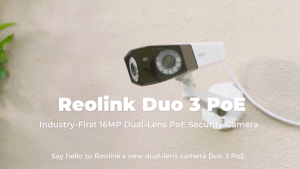 Reolink Duo 3 PoE 16MP Ultra HD Dual-Lens 180° Panoramic Security Camera | Motion Track Feature | Power Over Ethernet 24/7 Recording | AI Detection CCTV Official Malaysia