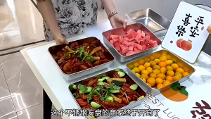 Stainless Steel Box With Lid Refrigerator Frozen Seal Freezer Food Container Fresh Keeping Box Organizer Crisper Stainless Steel Fridge With Ice Maker - Lazada