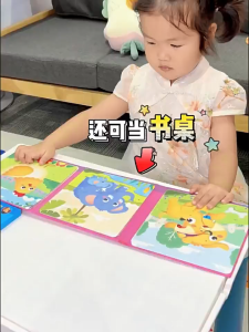 [SG Stock] Childrens Multi functional Block Table Large Particle Assembly Puzzle Education Toy Assembly 3-6 Year Old Baby Early Education Series