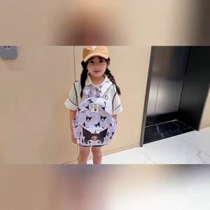 [🇵🇭 Stock&COD] New Sanrio Cartoon Backpack Kuromi Melody Cinnamoroll Large Capacity School Bag Waterproof Bagpack For Kids Girls Boys Students