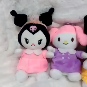 Mainan Anak Boneka Sanrio Kuromi Melody Pake Lampu Led/ Boneka Karakter Kartun Cinnamoroll