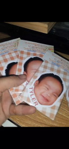 Digital Flick PH FACE Cutout Ref Magnet for Christening | Wedding Souvenir l Birthday l Gift l personalized ref magnet l