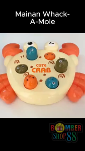 Set Mainan Edukatif Anak - Boomer Toys: Pukul-Hitam Bebek/Insang/Cartoon Dinosaurus/Crab