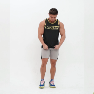 Flexzone Tanktop Sports Dryfit Stronger Series FSS-049 Singlet Olahraga Gym Fitness
