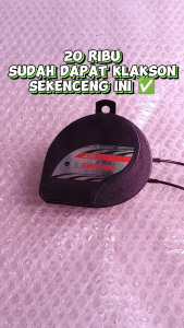 KLAKSON BEL MOTOR HORN SLENDER SINGLE KEONG SUPER TONE SOUND COMBIZ