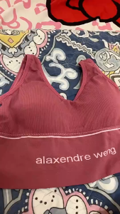 Áo Tập Gym Yoga Bra Big Size To Phối Chữ Alex RQN1878 - requane