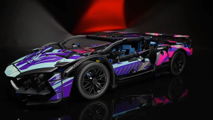 Lamborghini Cyberpunk 1:14 Building Block Car Remote Control Car Compatible Kereta Technic Toy For Boys Kids Mainan Budak Lelaki Birthday Gift