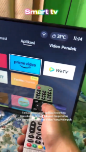 TUTU Smart TV Digital 32inch Coolita 3.0 HD Dolby Audio/Youtube/ Prime Video/iQIYI/Vidio WiFi HDMI Garansi Resmi