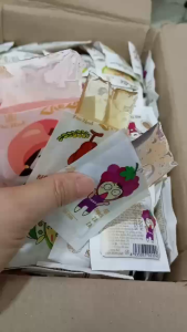 Thạch Zai Zai Đức Hạnh Thanh Vuông Hương Vị Trái Cây Mix Nhiều Vị Vào 1kg