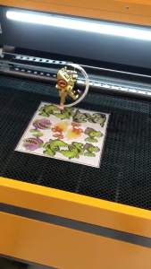 Gantungan Kunci Karakter SPLIT PEA Plants Vs Zombies Keychain Bahan Akrilik