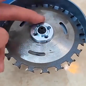 Mata Gerinda Dua Mata Double 40T Mata Potong Kayu 4inch Bisa COD