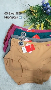 3Pcs Cd Sorex 1233 | Celana Dalam Wanita Sorex Murah Bahan Katun Cutting Midi Size M-QL