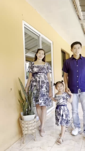 KAYISH Family Matching Outfit  Breastfeeding friendly printed family set ootd for the whole family(momdadgirlboy)-unit sold per PIECE