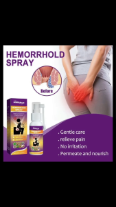 Hemorrhoids spray Treatment of mixed internal and external hemorrhoids Relieve itching