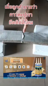 กาวตะปู WELFIX ติดกระเบื้อง ไม้ เหล็ก บัวผนัง (24หลอด ฟรี! ปืน)กาวพลังตะปูแรงยึดเกาะสูง แห้งไวใช้งานง่าย adhesive nail ขนาด 300 มล. รุ่น WGLN300B