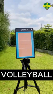 กระดานโค้ชวอลเลย์บอล PC Premium ไวท์บอร์ดแม่เหล็ก