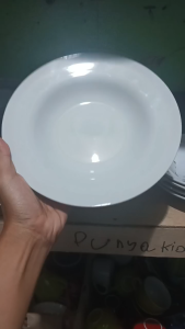 Piring Pasta Keramik Putih Piring Spaghetti Keramik 23 cm | Piring Pasta | Best Quality