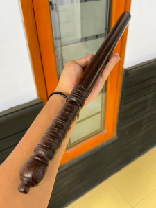 Tongkat Godo Kayu Galih Asem Model Profil Gada Panjang 55cm