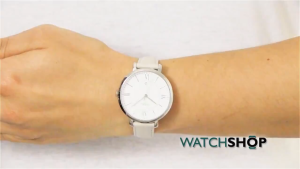 [Promo] Jam Tangan Wanita FS ES 3793 / ES3793 acqueline Beige Leather Original Garansi 2 Tahun [✔COD][100% Authentic]