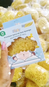 ฟองน้ำธรรมชาติ 100% นุ่มไม่ระคายเคือง ใช้ได้ทั้งหน้าและร่างกาย เหมาะสำหรับผิวแพ้ง่าย C007