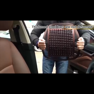 Moduspace Mall Car seat cushion breathable and cool wooden bead car seat cushion car lumbar support wooden bead rolling massage universal seat cushion for cars SUVs and trucks