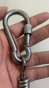 Móc vặn ren an toàn xích chó siêu dày chống xoắn