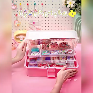 DIY Cream Guka Guka Set Sticker 826 PCS Guka Kids Keychain Goo Card Plate Gift Cute Kids Cartoon With storage box